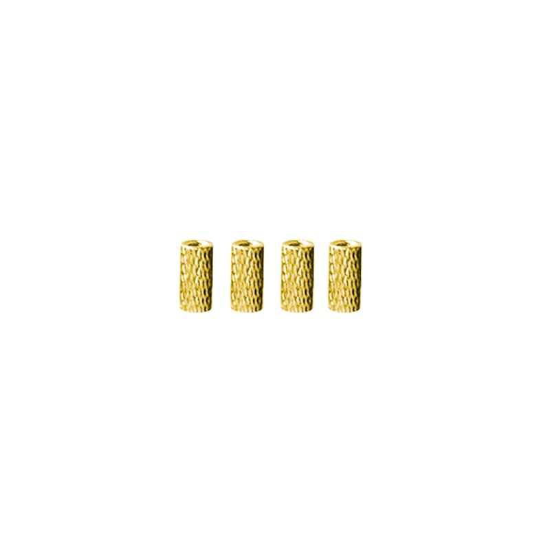 M3 Aluminium Standoffs (4 stuks) - GEKARTELD - 15mm - GOUD