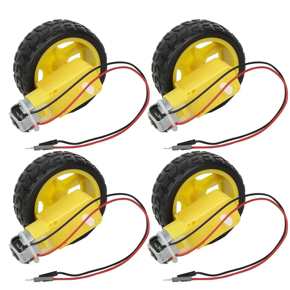 TT Motor DC 3-6V Gearbox Motor Dual Shaft 200RPM Ratio 1:48 M for fpv drones