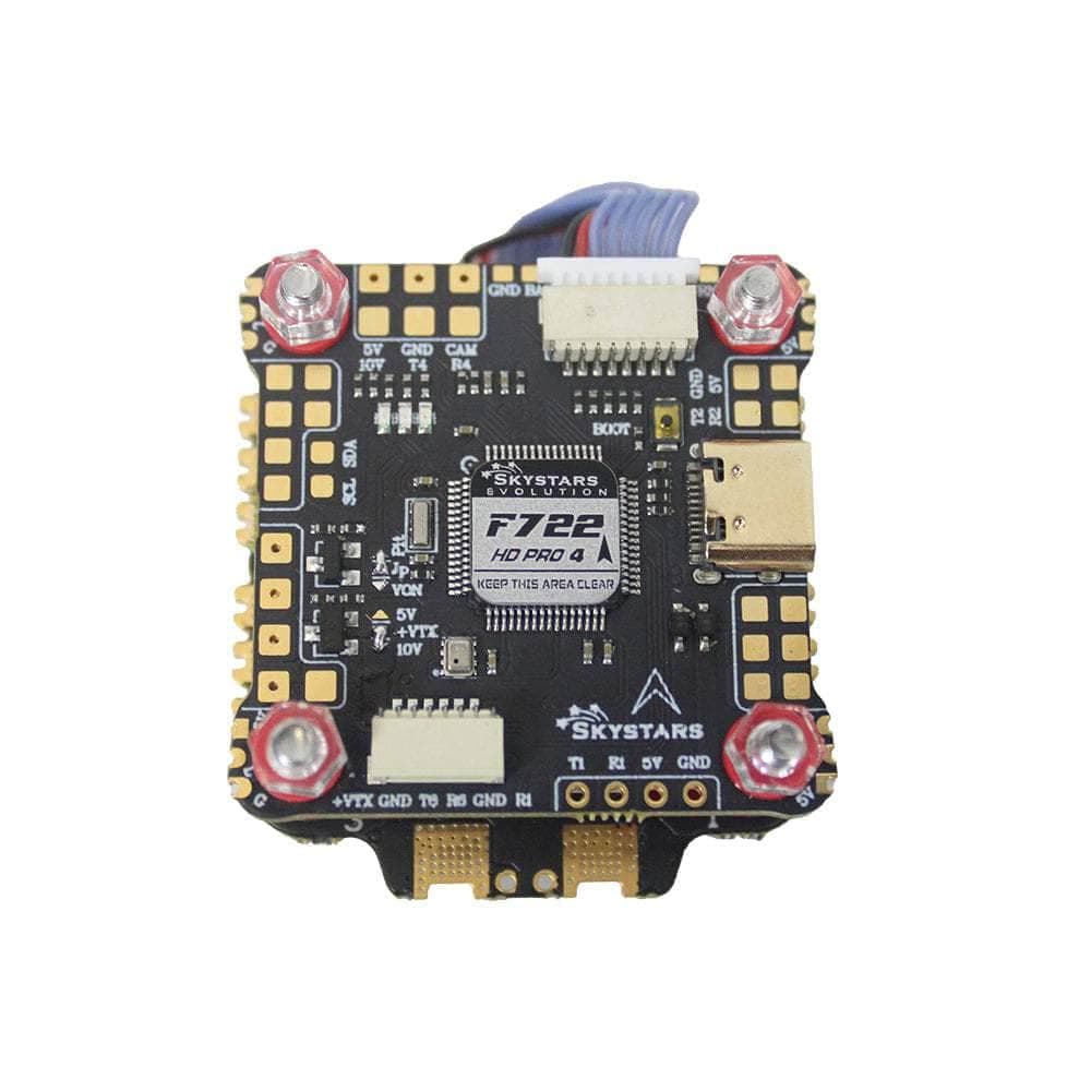 SkyStarsRC F722 HD PRO4 3-6S 30x30 Stack/Combo (F722 FC / KM60 AM-32 32Bit 60A 4in1 ESC) - MPU6000 for fpv drones 2