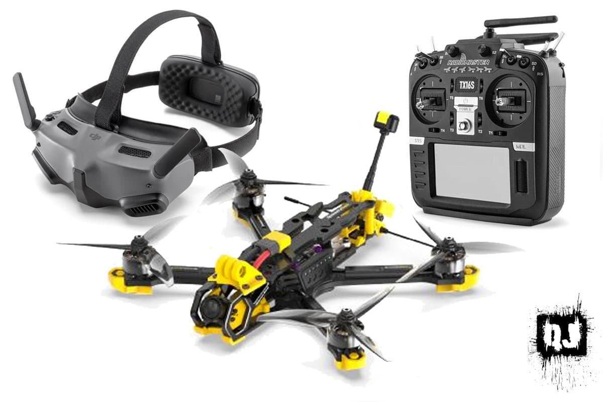 SpeedyBee Master 5 V2 HD DJI O3 w/ DJI Goggles 3 & Radiomaster TX16s MK11 Radio RTF Package