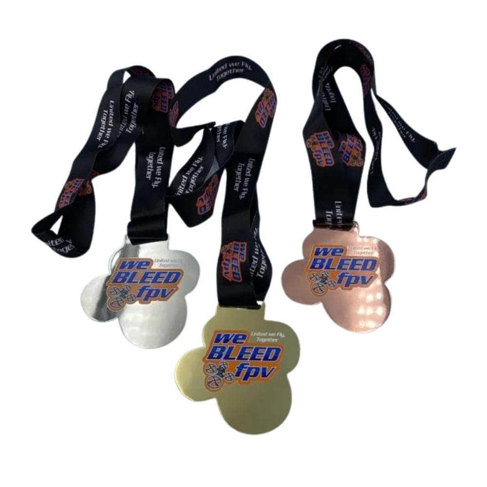 weBLEEDfpv WHOOP Medals (Set of 3) for fpv drones