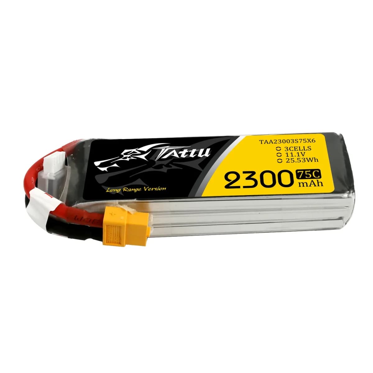 Gens ace TATTU 2300mAh 11,1V 75C 3S1P Lipo-Akkupack mit XT60 for fpv drones 3