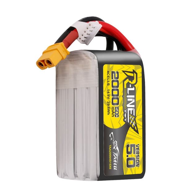 Tattu R-Line 2000mAh 4S 150C V5 Lipo battery for RC models for fpv drones 3