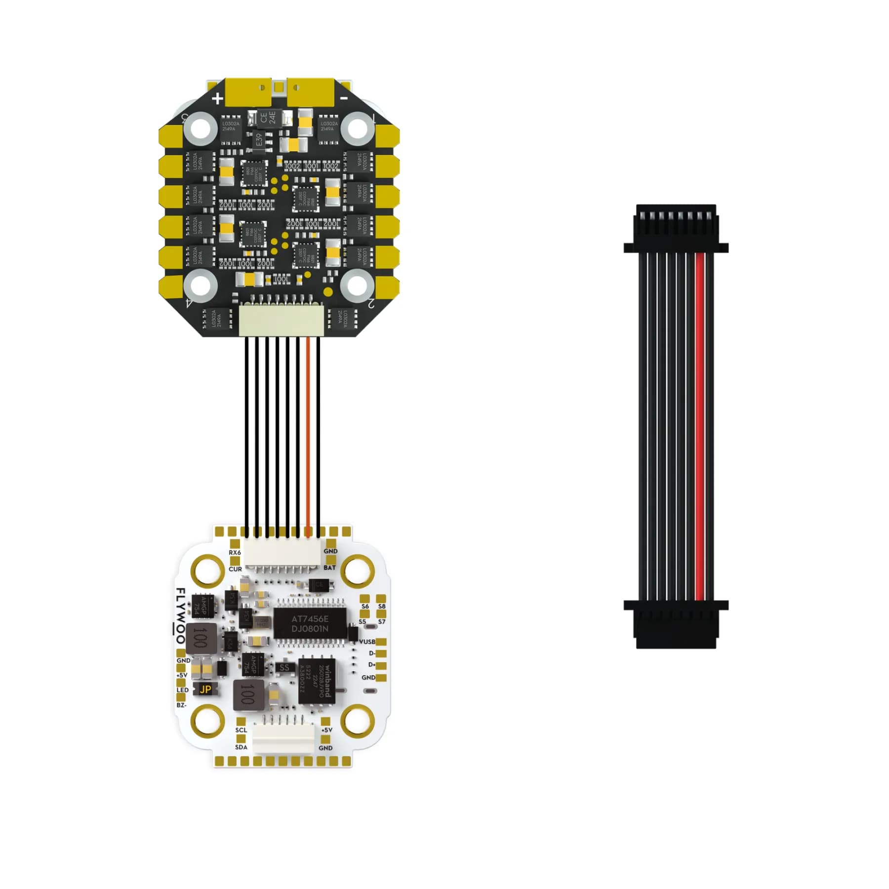 2pc Flywoo JST-SH 1.0mm 8-Pin FC to ESC Connection Cable for fpv drones 6
