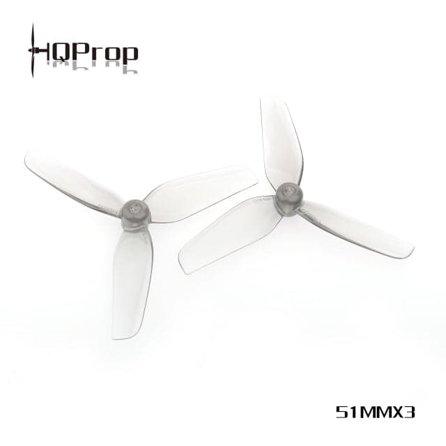 HQProp 51MMX3-1.5MM Light Grey (2CW+2CCW)-Poly Carbonate for fpv drones