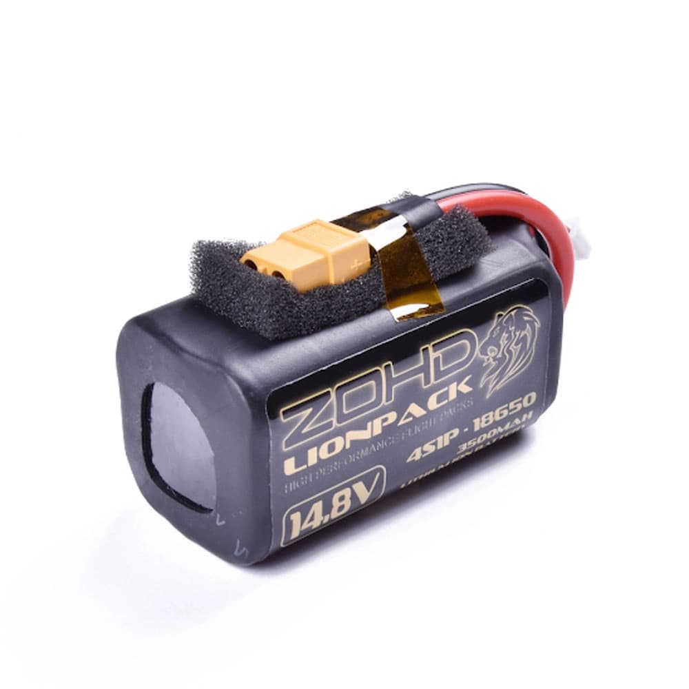 ZOHD Lionpack 18650 4S1P 3500mAh 14.8V Li-ion Battery - 1.5 for fpv drones 2
