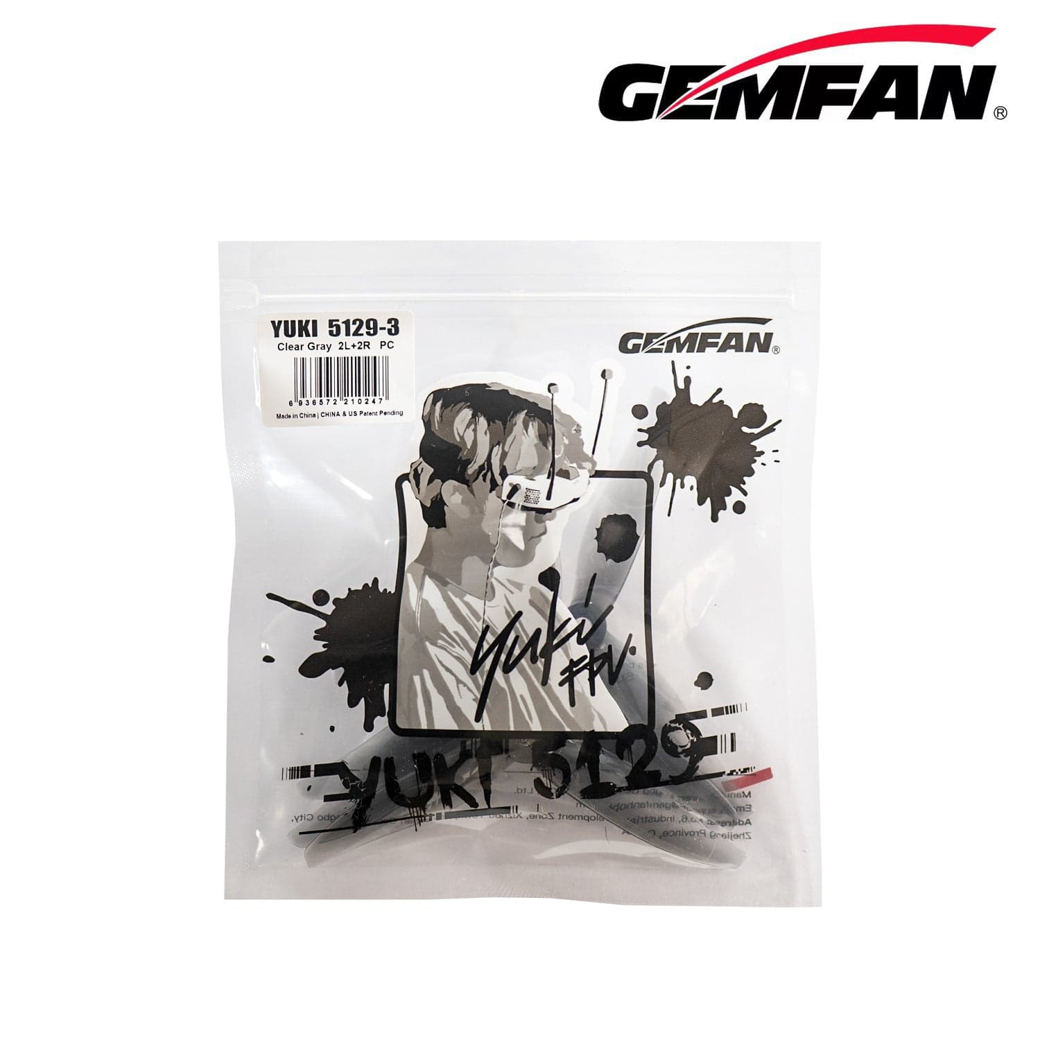Gemfan Yuki 5129 3-Blade Prop for fpv drones 9