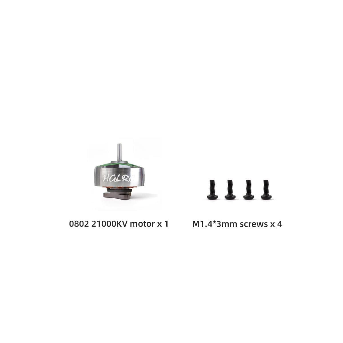 HGLRC SPECTER 0802 21000KV brushless motor for fpv drones 6