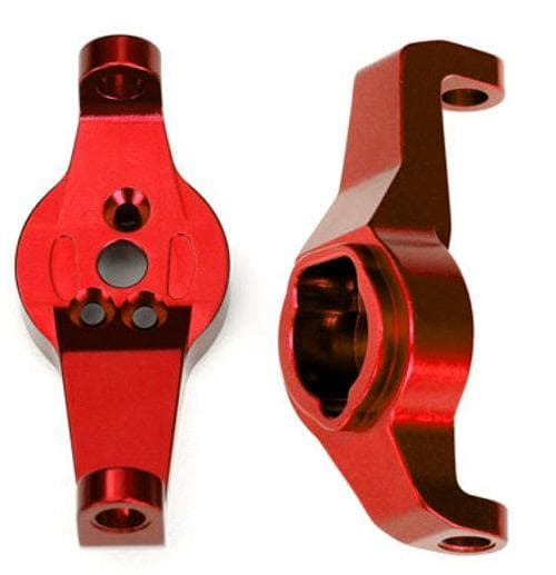 Traxxas 8232R Caster Blocks 6061-T6 Aluminum (Red-Anodized) TRX-4 for fpv drones