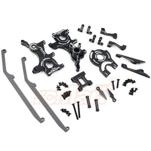 Yeah Racing YKYD-S03BK Aluminum Performance Upgrade Kit For Yokomo YD2S Black for fpv drones