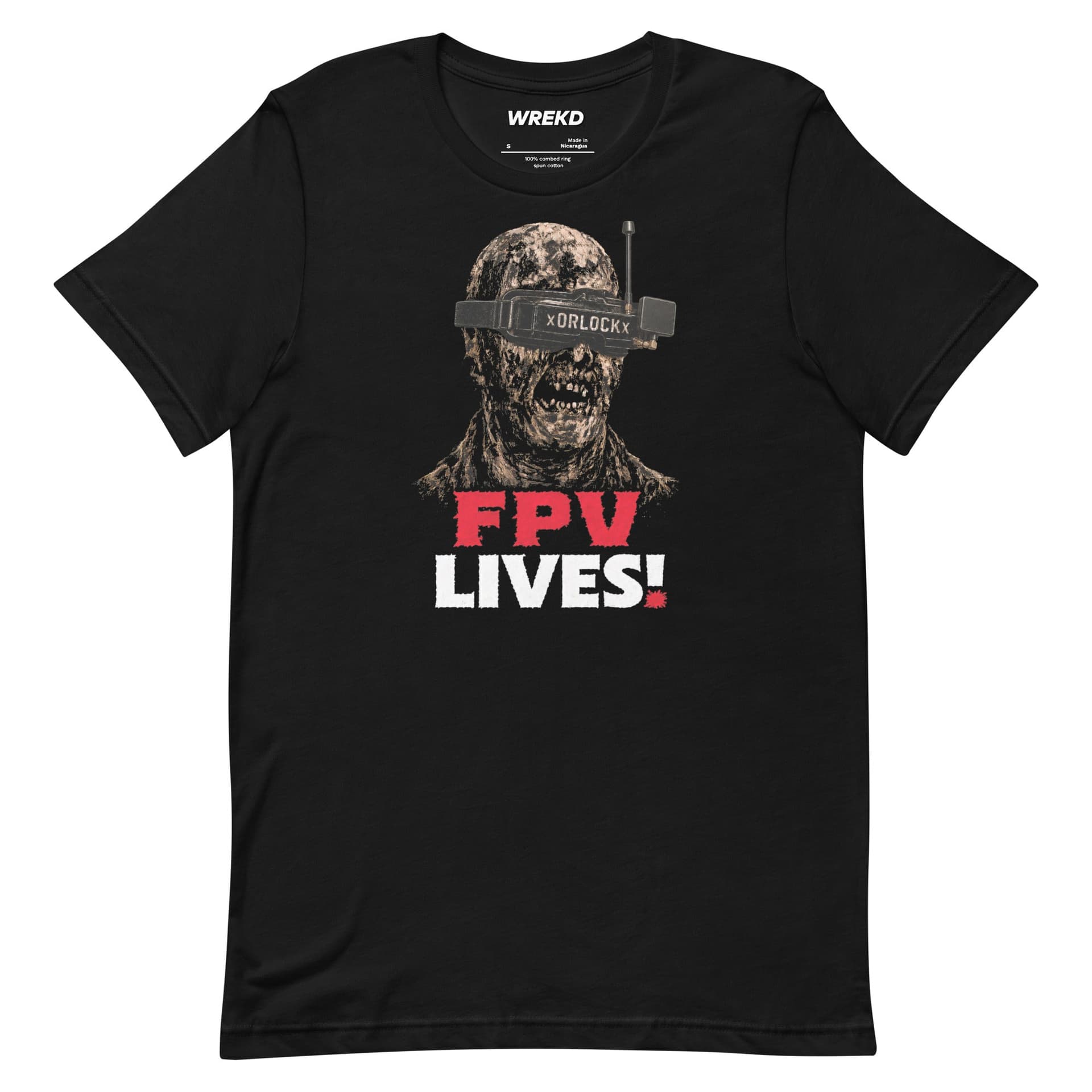 xORLOCKx "FPV LIVES" FPV Horror Tee for fpv drones 1