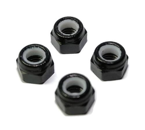 M5 Aluminum Safety Nylock Lock Nuts - CW - (4 Pieces) for fpv drones