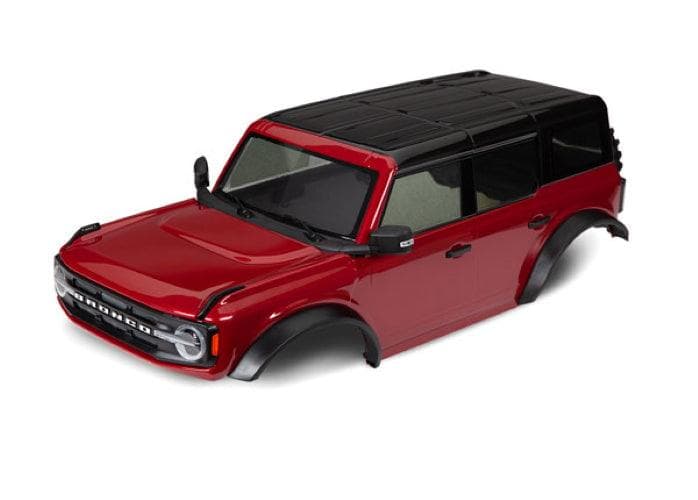 Traxxas 9211R Body Ford Bronco 2021 Complete Red Painted (Requires #8080X) TRX-4 for fpv drones