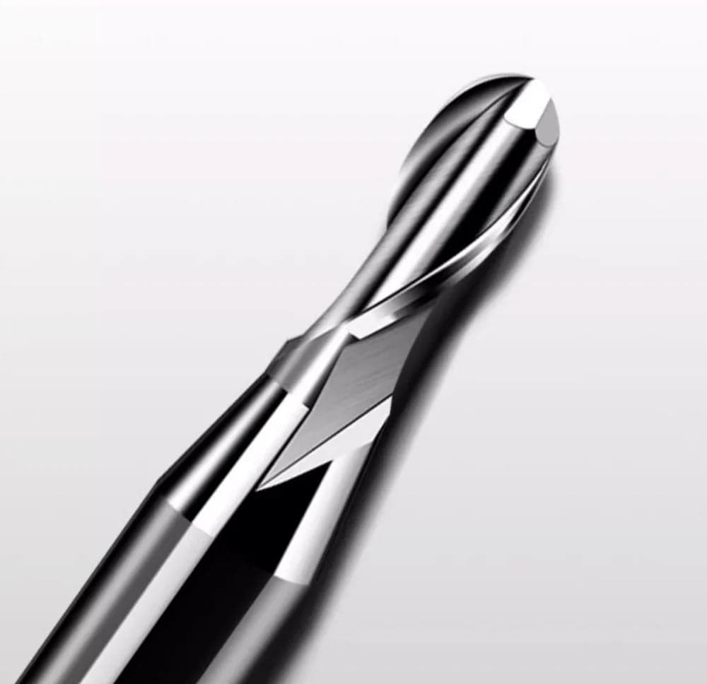Two Flute Ball Nose Bit for Metal - 1/8″ Shank for fpv drones 2
