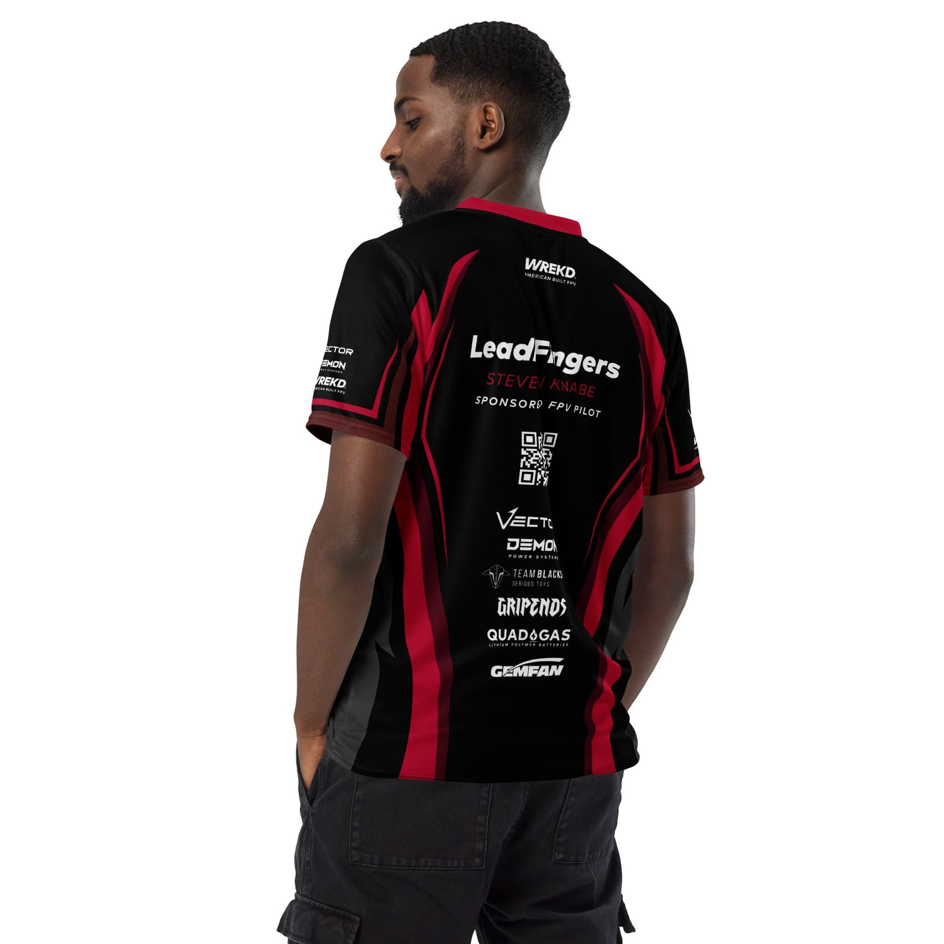 WREKD® Team Pilot Jersey - Leadfingers for fpv drones 4