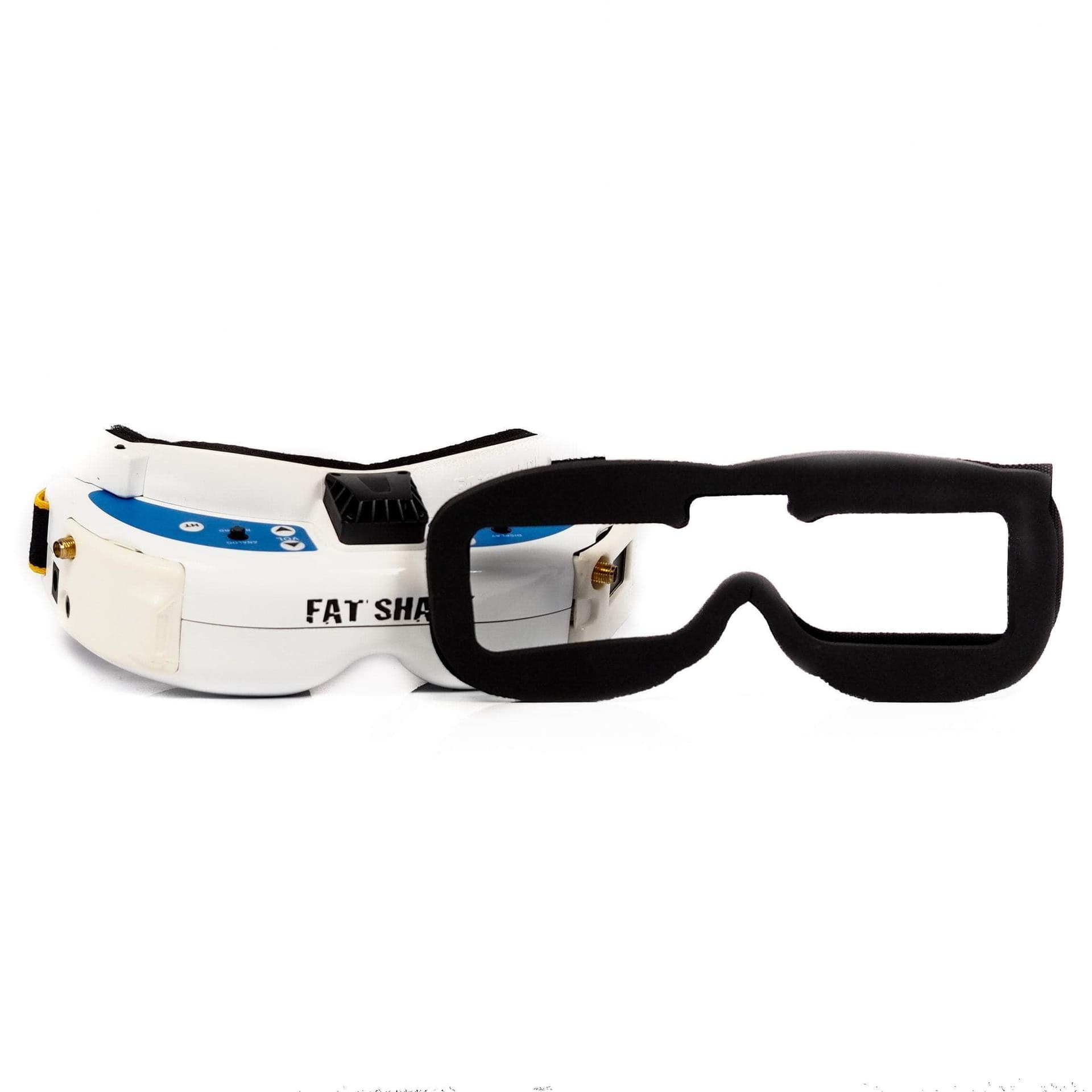 NewBeeDrone Max Comfort Goggle Cushion for Fatshark (HD01 & HDO2) and Skyzone Goggles (with Free Goggle Strap!) for fpv drones 1