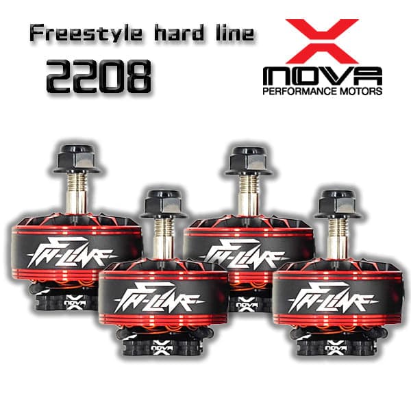 Xnova Hard Line 2208 1700KV Freestyle FPV COMBO (4 Motors) for fpv drones