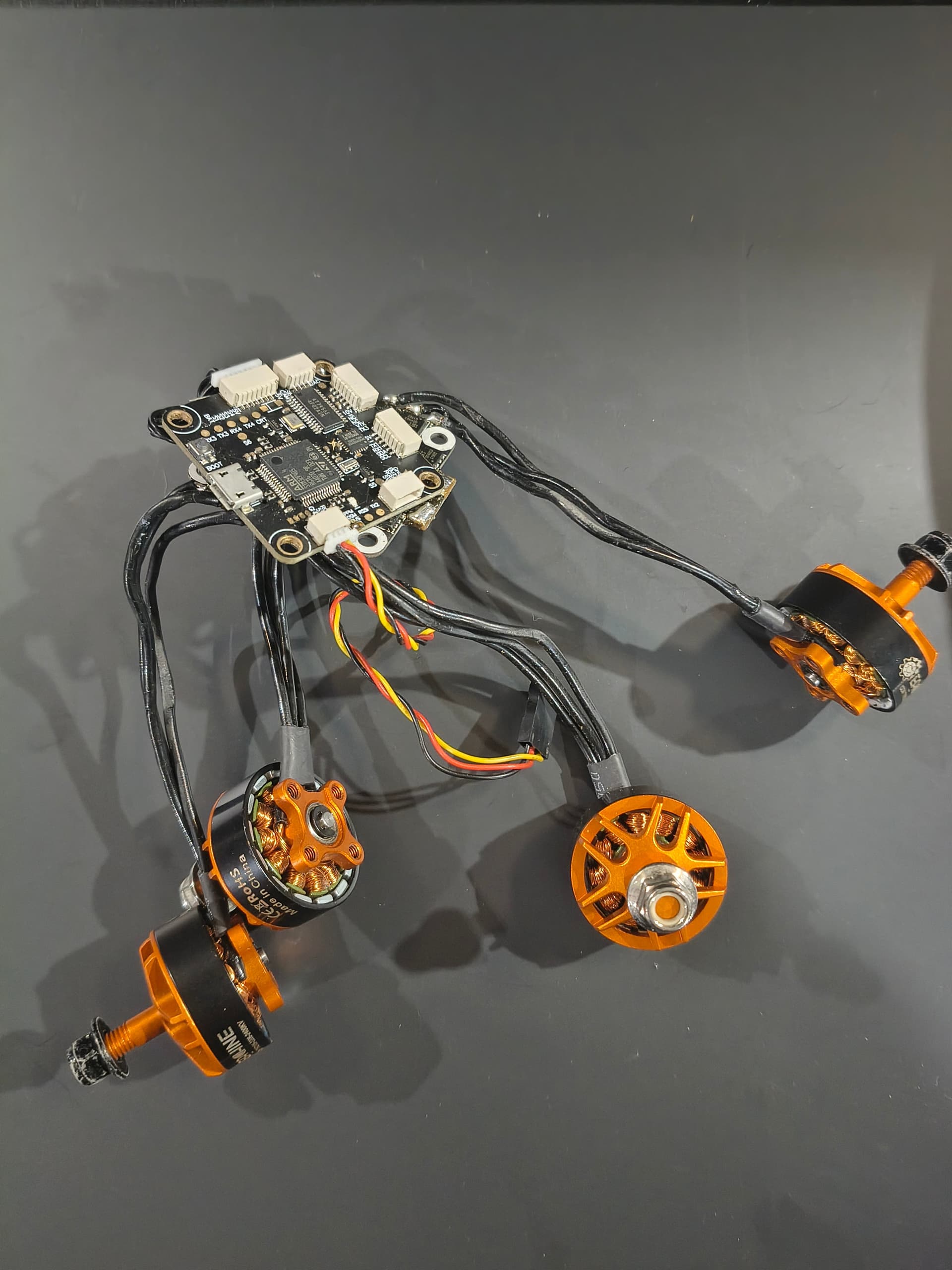 Power Stack – F4 Flight Controller with 4× Racerstar BR2305 2400KV Motors for fpv drones