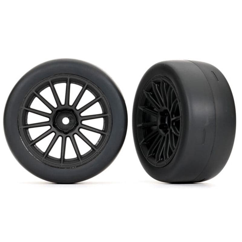 Traxxas 9374 Front Tires w/ Multi-Spoke Blk Wheels (2) Toyota GR Supra 4-Tec 3.0 for fpv drones