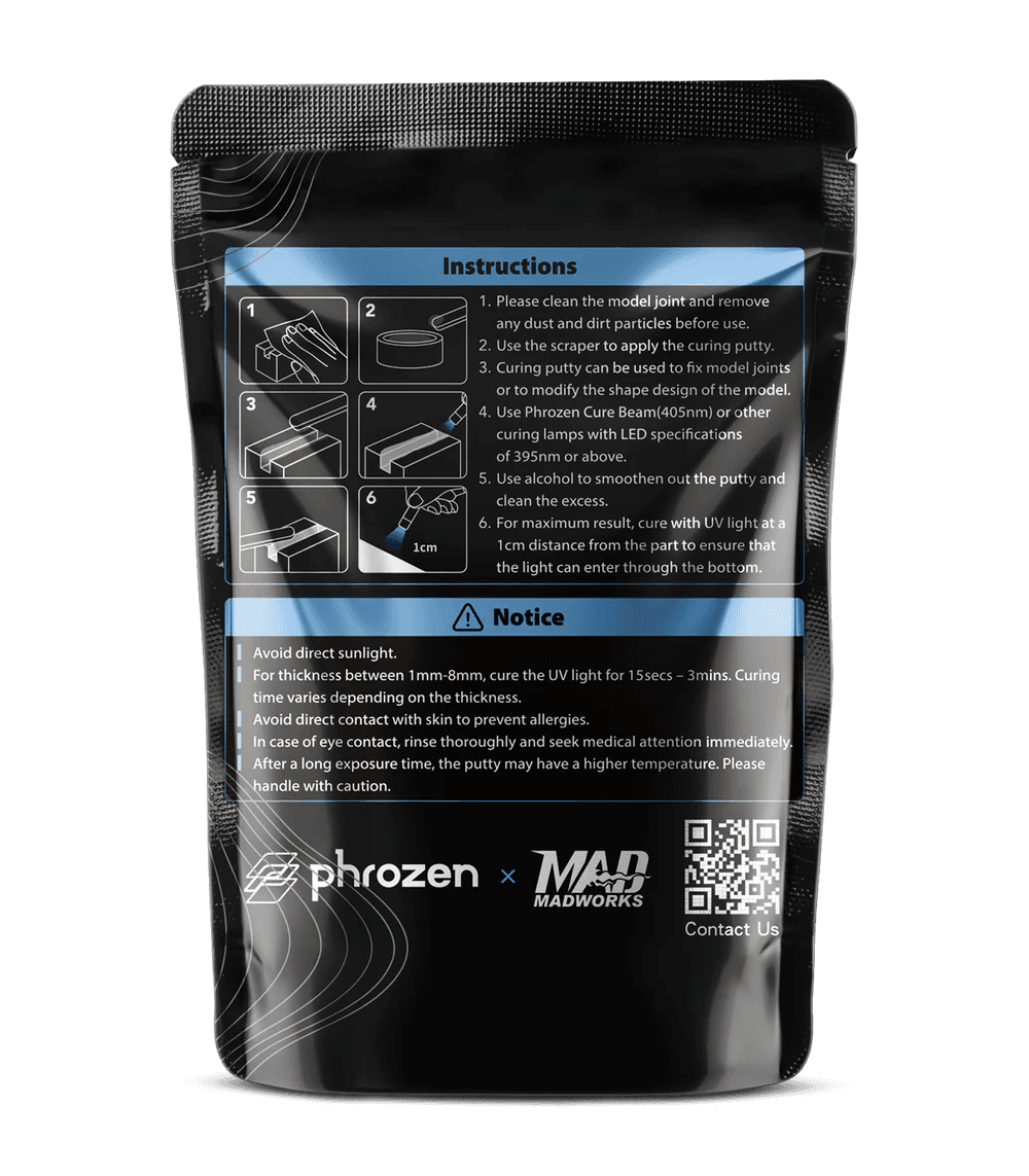 Madworks x Phrozen Light Curing Putty, 60g for fpv drones 8