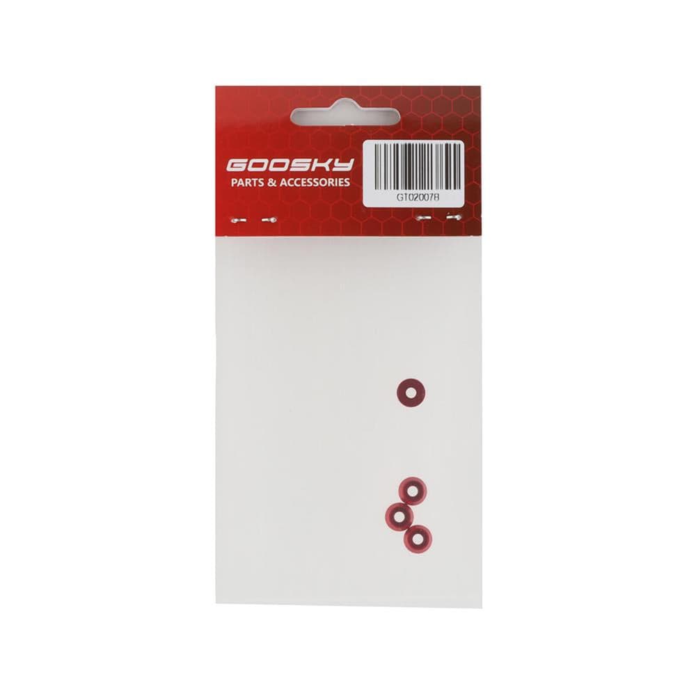 Goosky RS4 Helicopter 3mm M3 Red Finishing Washers for fpv drones 1