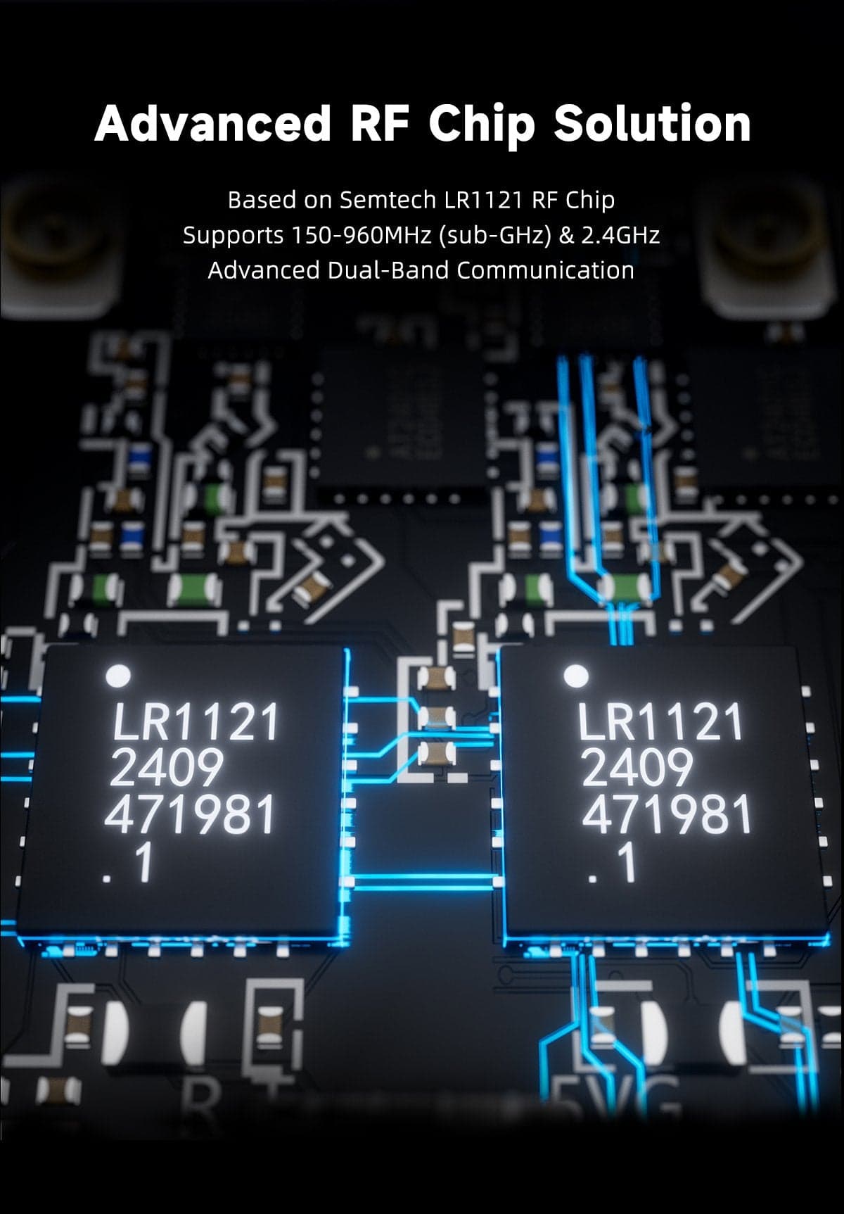 GEPRC C3 Gemini Xrossband ELRS Receiver (Dual-Band 915MHz/2.4GHz) for fpv drones 7
