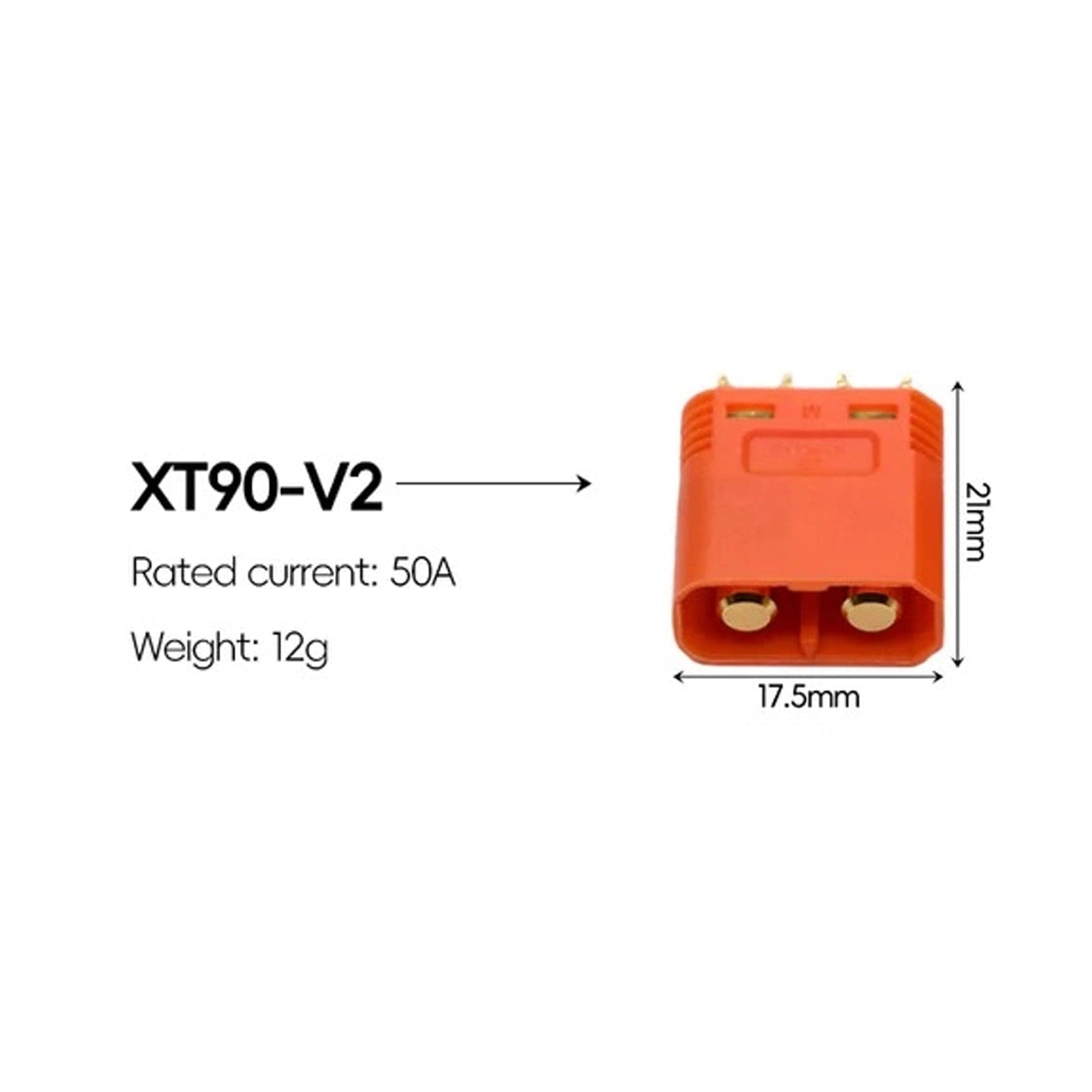 XT90 V2 Male Connector with Anti-Spark for fpv drones 1