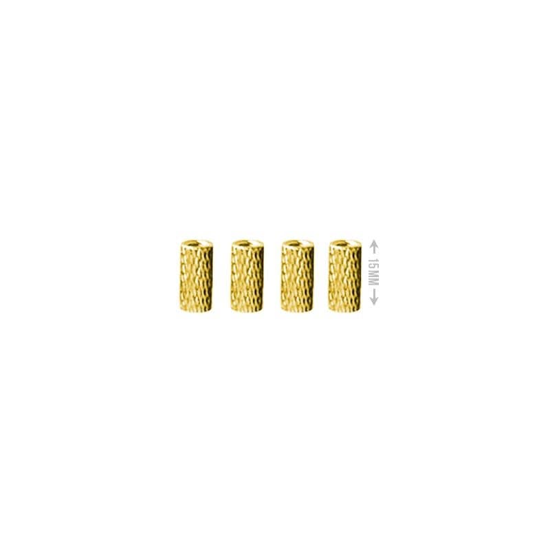 M3 Aluminium Standoffs (4 stuks) - GEKARTELD - 15mm - GOUD for fpv drones 1
