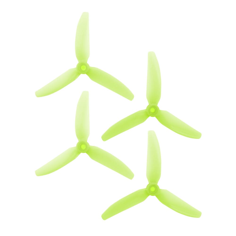 HQProp DP 5x4.3x3 PC V1S Light Green Propeller - 3 Blade (2CW+2CCW/Bag)