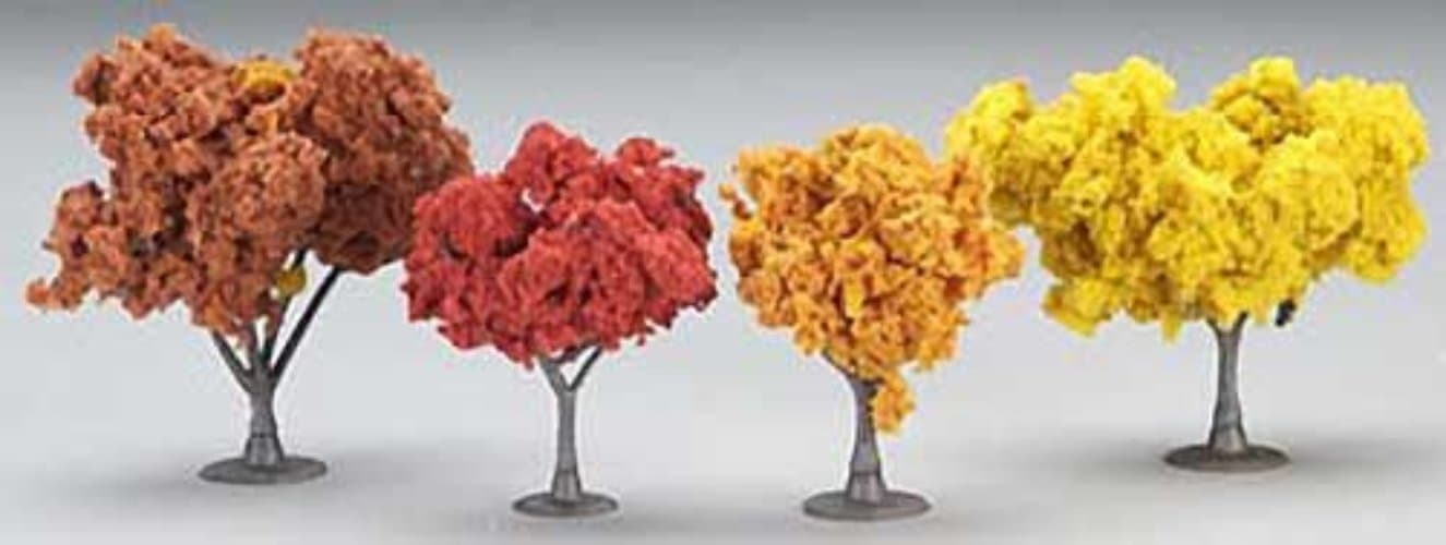 Woodland Scenics TR1576 N/HO Fall Deciduous Trees 2-3" (23) Train Scenery for fpv drones