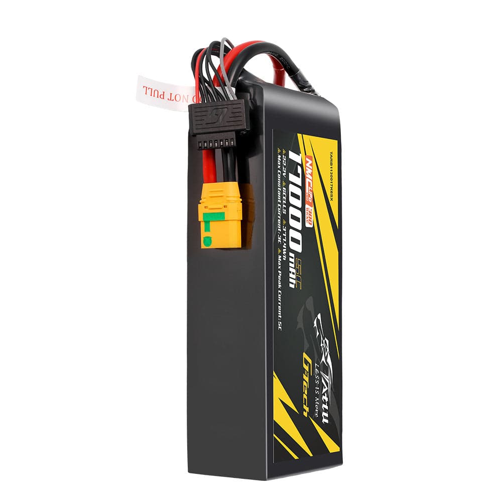 Tattu Semi-solid State 300Wh/kg 17000mAh 5C 22.2V 6S1P G-Tech Lipo Battery Pack with XT90S-F for fpv drones 3