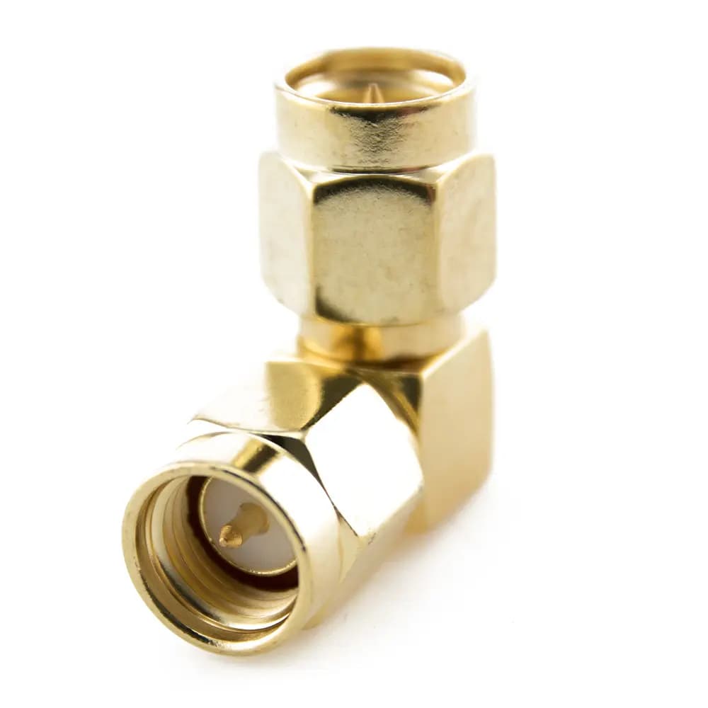 SMA Male to SMA Male Right Angle Adapter for fpv drones
