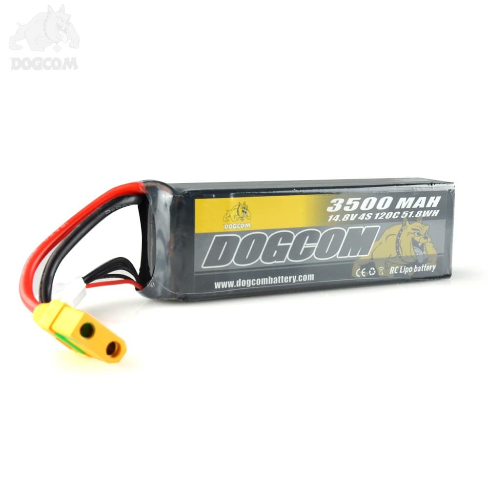 DOGCOM 3500mAh 120C 4S 14.8V LiPo Accu - XT90 for fpv drones 2