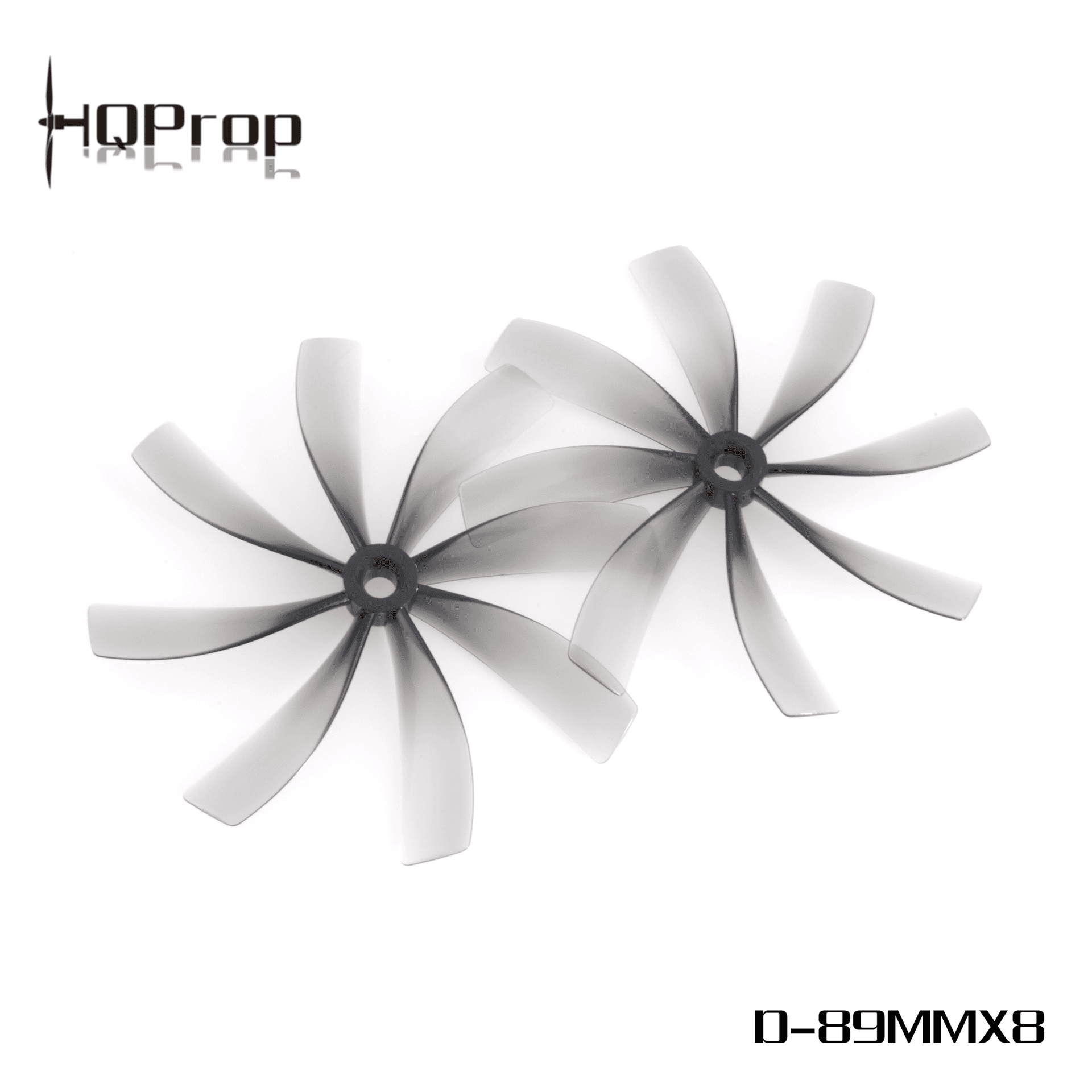 HQProp Duct-89MMX8 for Cinewhoop Grey (2CW+2CCW)-Poly Carbonate for fpv drones 2