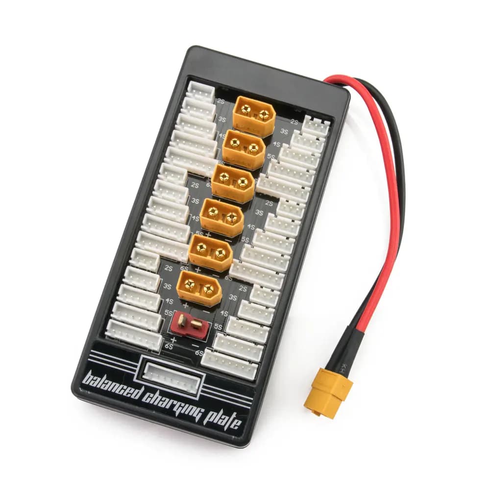 XT60 Parallel Balance Charging Board (XH 2-6s) - Black for fpv drones 1