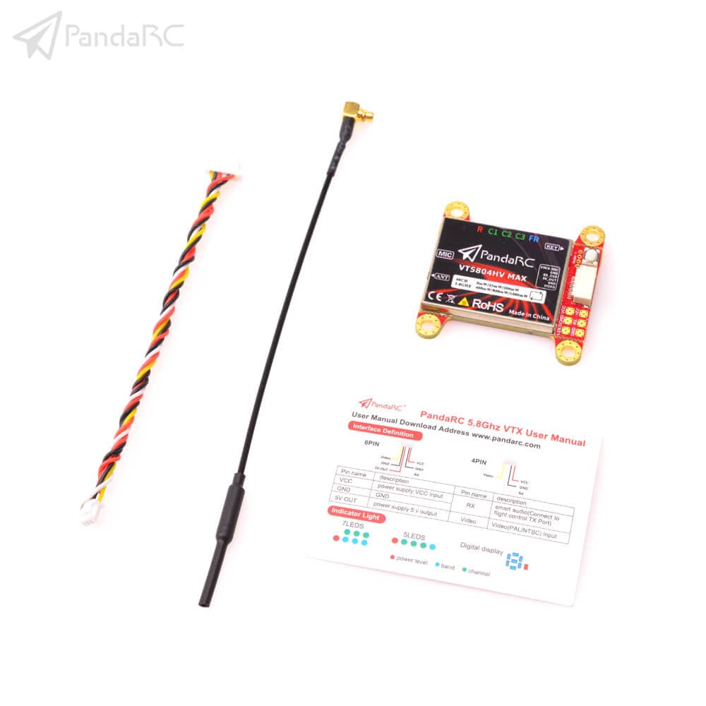 PandaRC VT5804HV MAX - 1W for fpv drones 2