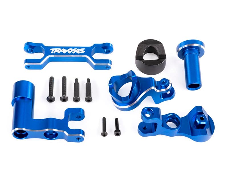 Traxxas 7843-BLUE XRT Steering Bellcrank Left & Right/ Draglink Blue for fpv drones