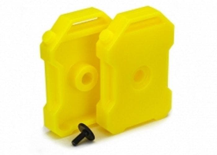 Traxxas 8022A Fuel Canisters (Yellow) (2)/ 3x8 FCS (1) TRX-4 for fpv drones