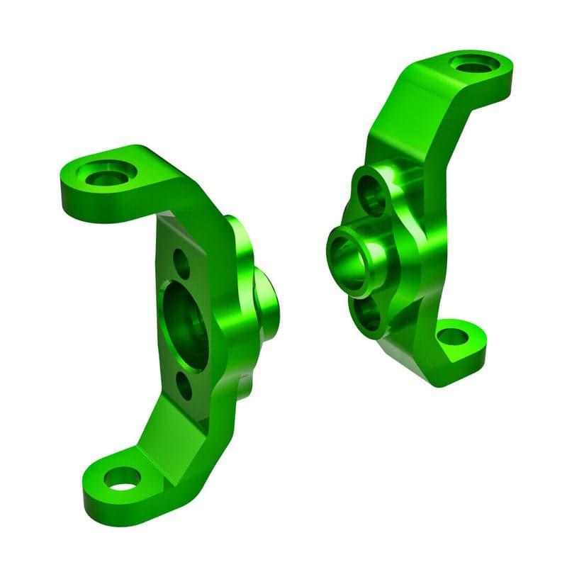 Traxxas 9733-GRN TRX-4M Left & Right Aluminum Caster Blocks (Green) for fpv drones
