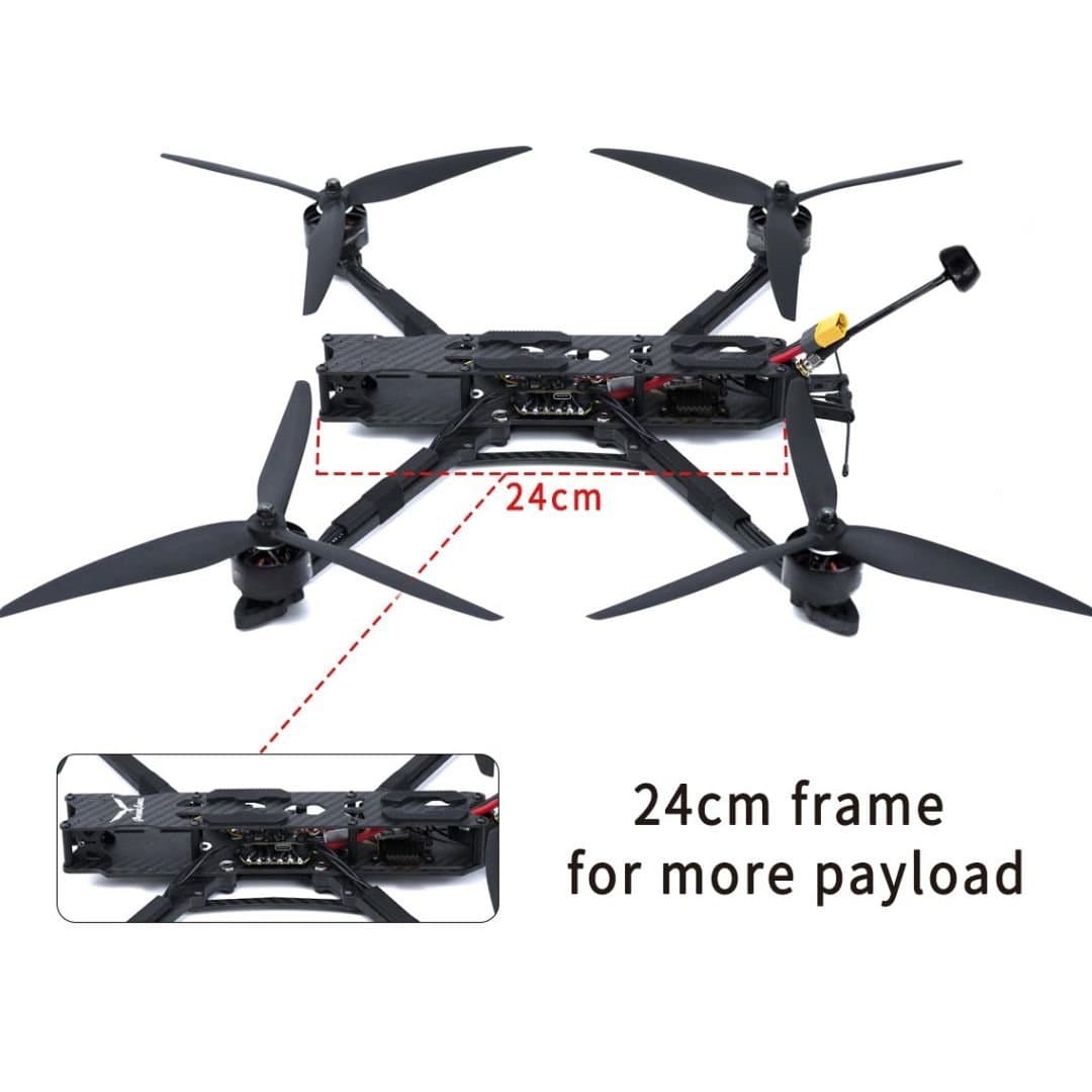 UMT 10" FPV Long Range Analog PD Drone ELRS (915/858Mhz) 2.5W 5.8Ghz VTX for fpv drones 15
