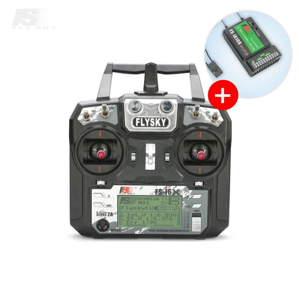 FlySky i6X + iA10B Receiver for fpv drones