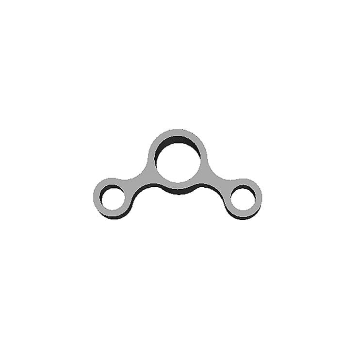 Foxeer Mega 5 capacitor holder 3D print TPU black for fpv drones