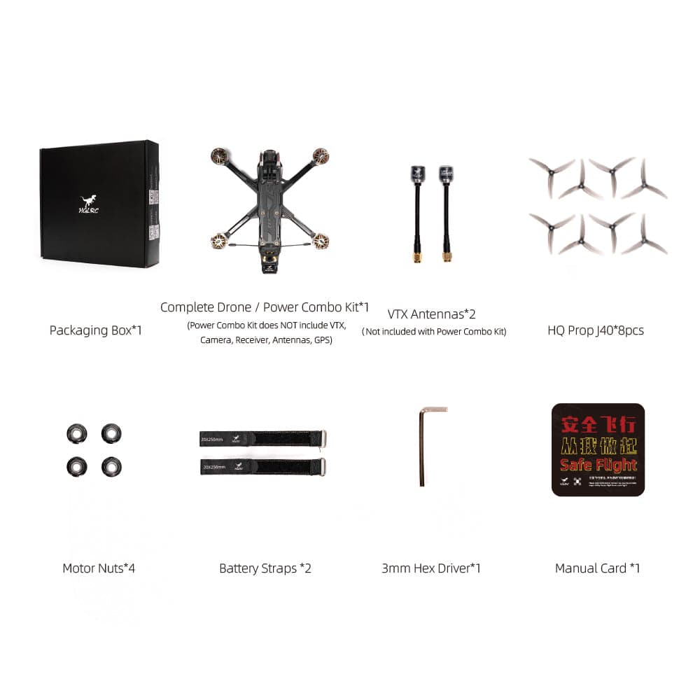 HGLRC Nblade MAX 5-inch DJI O4Pro drone For Freestyle cinematic FPV Drone for fpv drones 2