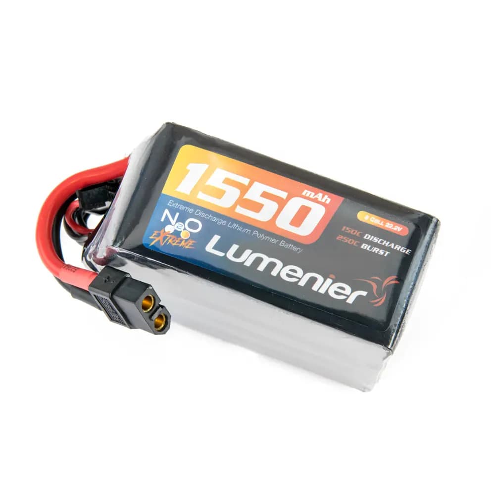 Lumenier N2O Extreme 1550mAh 6s 150c Lipo Battery - 22.2 Volt (6 Cell)