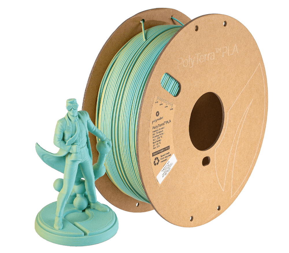 Polymaker PolyTerra Dual Matte PLA Filament 1kg 1.75mm for fpv drones 1