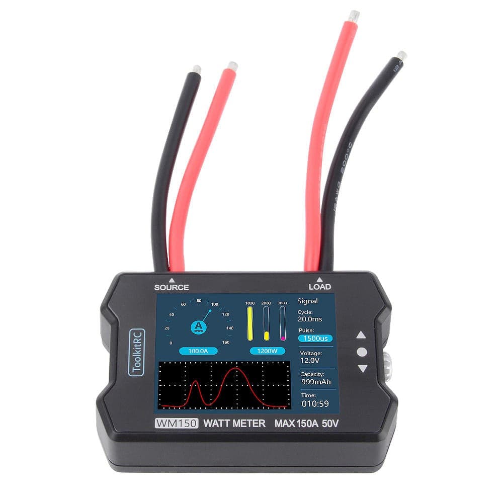 TOOLKITRC WM150 ADVANCED WATT & POWER METER for fpv drones 2