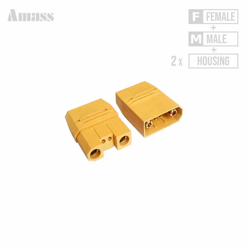 XT120 Connector - 1 SET (Female + Male) for fpv drones