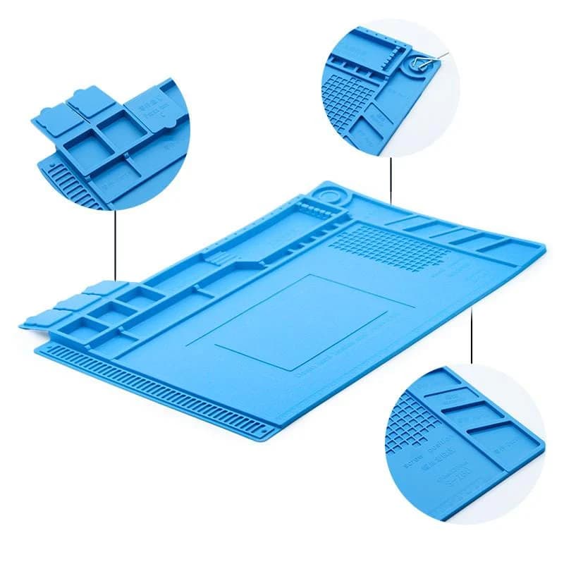 Sequre Magnetic Silicone Build Mat w/ screw holders (3 Size and Color Options) for fpv drones 10
