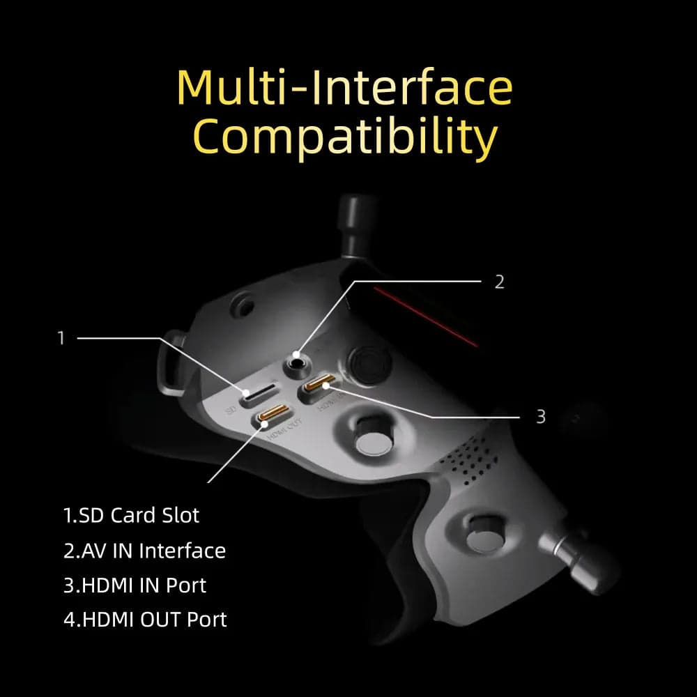 Walksnail Avatar HD Goggles X With moonlight kit for fpv drones 3