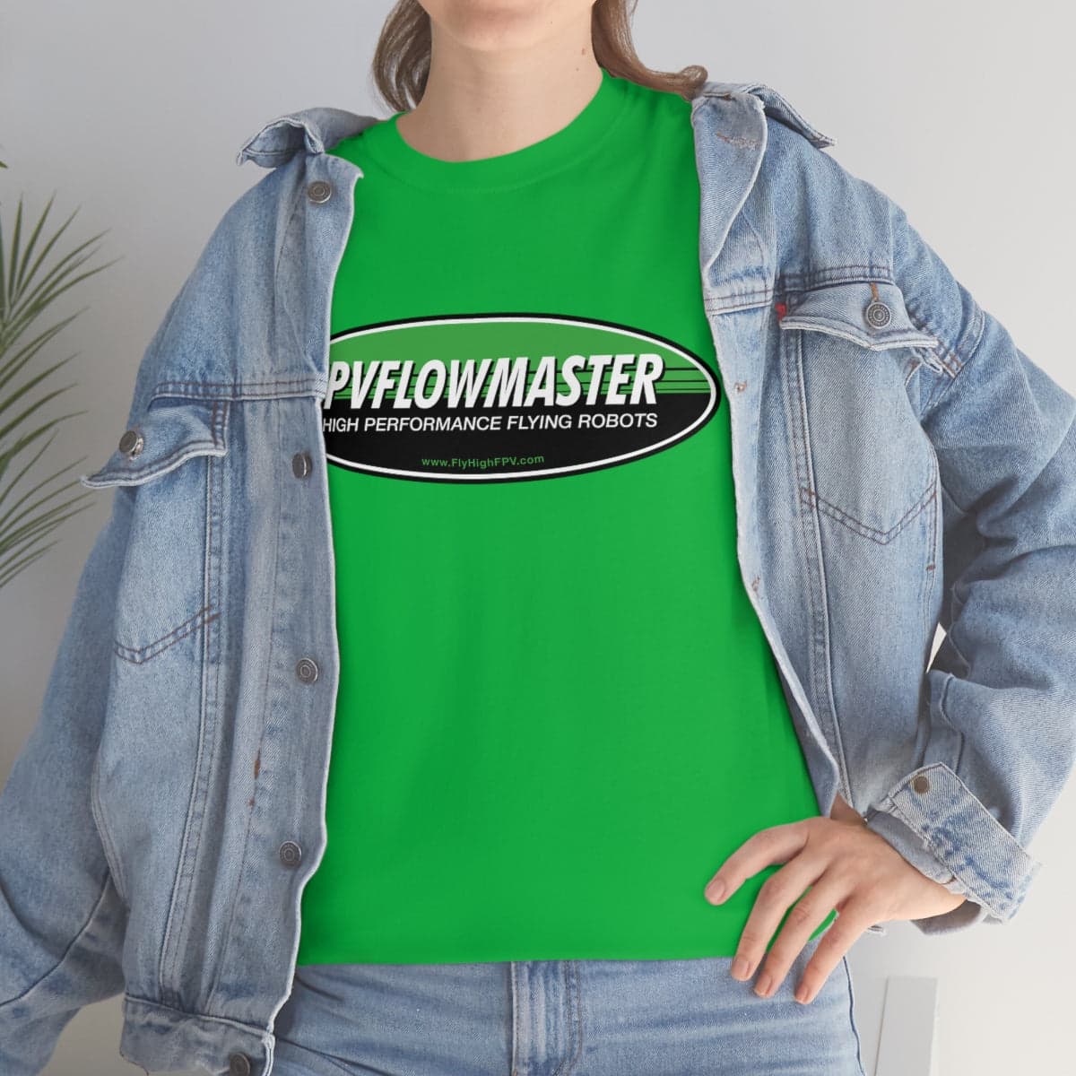 FPV Flow Master - Green Logo - T-Shirt for fpv drones 338